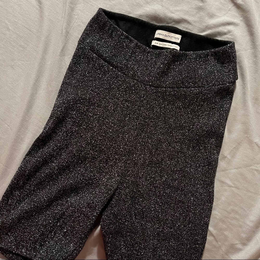 [urban outfitters] GLITTER SPARKLE BIKER SHORTS